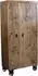 SIT Rustic Garderobenschrank Massivholz (Recyceltes Altholz) 90x190x45cm (849768-0)