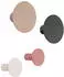 Blomus Ponto Runde Wandhaken 4er-Set, Mehrfarbig (66961)