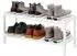 Songmics Orlando Schuhregal Bambus 2 Ebenen, weiß, 26x70x33cm (LBS02WT)