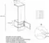 Vladon Carlton Set 5 Wandgarderobe mit Kleiderstange, Anthrazit matt/Schwarz Hochglanz (50027751)