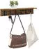 vidaXL Wandmontierter Nachttisch Altholz 60x10,5x10,5cm