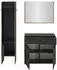 xonox.home Bueno Garderoben-Set Basalt / Nox Oak, 152x189x37cm (3-tlg.)