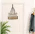 Relaxdays Klapphaken Türgarderobe Schwarz 4er-Set