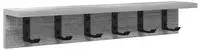 vidaXL Wandmontierter nachttisch Graues Sonoma 60 x 10.5 x 10.5 cm