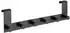 Wenko Celano Türgarderobe 6 Haken Stahl schwarz (25653100)