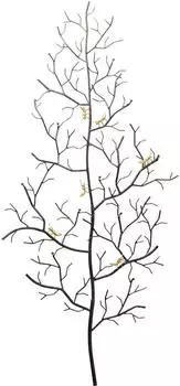 KARE Wandgarderobe Ants on a Tree Stahl Schwarz/Gold XL (84172)