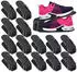 Relaxdays Schuhstapler Schuhorganizer 15er-Set, Schwarz