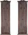 Mendler Garderobe T33 Wandhaken Holz 109x28x4cm braun shabby, 2er-Set (30351)