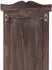 Mendler Garderobe T33 Wandhaken Holz 109x28x4cm braun shabby, 2er-Set (30351)