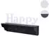 MCW Wandgarderobe Happy 4 Haken Kiefer massiv schwarz/weiß 60x30x13cm (MCW-D41)