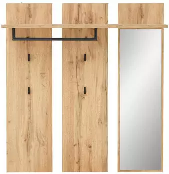XORA Garderobenpaneel 120x130x30 cm (2737046907) eiche