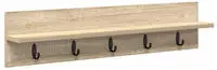 vidaXL Wandmontierter nachttisch Sonoma-Eiche 80 x 10,5 x 18 cm