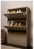 Woood Sandburg Schuhschrank Metall 3 Fächer, 66x16x103cm, sand (44285312-0)