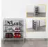 Ricoo Schuhregal WM039 schmal 3 Ebenen Holz Platingrau (WM039-PL)