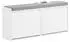 SoBuy FSR98-XL-W Schuhbank mit 2 Klappen, Sitzkissen, weiß (FSR98-XL-W)