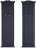 MCW Garderobe H33 Wandpaneel Paulownia dunkelgrau 109x28cm, 2er-Set