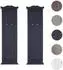 MCW Garderobe H33 Wandpaneel Paulownia dunkelgrau 109x28cm, 2er-Set