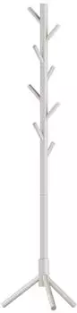 Vasagle Freistehender Holz-Garderobenst&auml;nder, 8 Haken, Cappuccino Beige (RCR004K01)