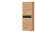 Werner Voß Levio Garderobenschrank Eiche/Schwarz matt 73x193x37cm (LEVIO)