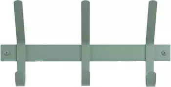 Spinder Design Dexter 3 Wandgarderobe Stahl, Dusty Green, 40cm (27031304-0)