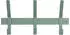 Spinder Design Dexter 3 Wandgarderobe Stahl, Dusty Green, 40cm (27031304-0)