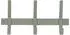Spinder Design Dexter 3 Wandgarderobe Stahl, Dusty Green, 40cm (27031304-0)