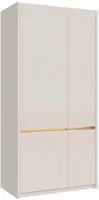 FORTE Garderobenschrank "Oak Squere, Schrank, Stauraum, Kleiderstange inklusive"