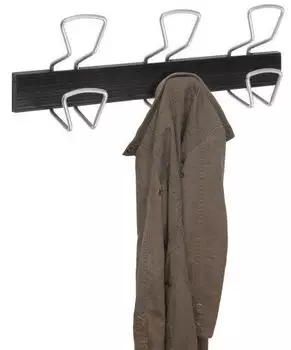 Alba PMPRO2M Wandgarderobe, 3 Haken, Grau (PMPRO3M)