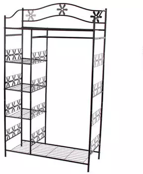 MCW Garderobe Bern-G Metall 6 Ablagefl&auml;chen 172x100x43cm (Bern-G)