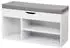 HTI-Living Kara Garderobenbank Schuhbank MDF 3 Fächer 100kg 46x80x30cm