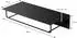 ML-Design Wandgarderobe mit Hakenleiste, Kleiderstange & Hutablage, Stahl, 60x30x15cm, Schwarz