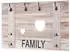 MCW Garderobenpaneel C89F Family Shabby-Look Paulownia 90x60cm (MCW-C89)