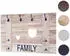 MCW Garderobenpaneel C89F Family Shabby-Look Paulownia 90x60cm (MCW-C89)