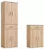 mokebo Die Allzweckwaffe 2-teiliges Schrank-Set Sonoma Eiche, 60x180x34cm