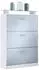 Vladon Lavia Schuhschrank Schuhkipper 3 Klappen Glasablage 89x128x23cm (Lavia)