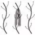 DanDiBo Flora Wandgarderobe 3er Set Metall Schwarz 97cm (93861)