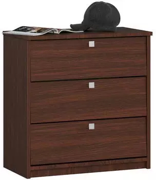 Akord Furniture Factory Akord Mini Schuhschrank 3 Klapptüren Wenge 60x31x62cm (OP0LSZAWENMINI)
