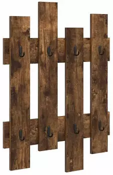 vidaXL Wandgarderobe Holzwerkstoff (Wandmontage)