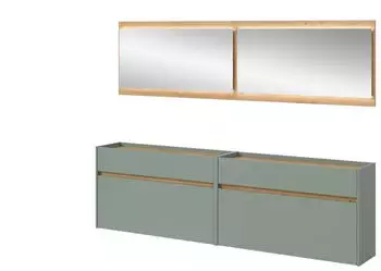 xonox.home Drive Garderobenkombination 4-tlg., Gr&uuml;n, 192x220x32cm