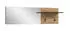 xonox.home Canu Garderobenpaneel mit Spiegel, Ablageboden & 2 Haken, 150x40x22cm (X4CE1617)