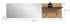 xonox.home Canu Garderobenpaneel mit Spiegel, Ablageboden & 2 Haken, 150x40x22cm (X4CE1617)