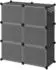 Gerster Damion Schuhschrank 6 Fächer Schwarz, 83x94cm