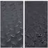 Relaxdays Schuhabtropfschale klein, Kunststoff, schwarz, 3er-Set (3x50x38cm)