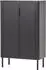 Woood Gunnar Schrank 2-türig Kiefer mattscharz, 85x39x135cm