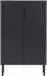 Woood Gunnar Schrank 2-türig Kiefer mattscharz, 85x39x135cm