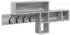 vidaXL Wandgarderobe mit Ablage Sonoma Grau 100x12x43,5cm (874416)