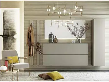 Moderano Garderobenpaneel Taupe 10x165x3 cm (828003203)