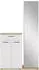XORA Garderobe 1 Fächer 1 Schubladen 105x188x38 cm (887013201) weiß/eiche