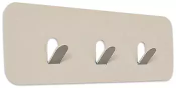 XORA Hakenleiste 30x10x3 cm (1815010601) Creme