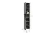 xonox.home Station Garderobenschrank 2 Türen Smoke Green 40x192x37cm